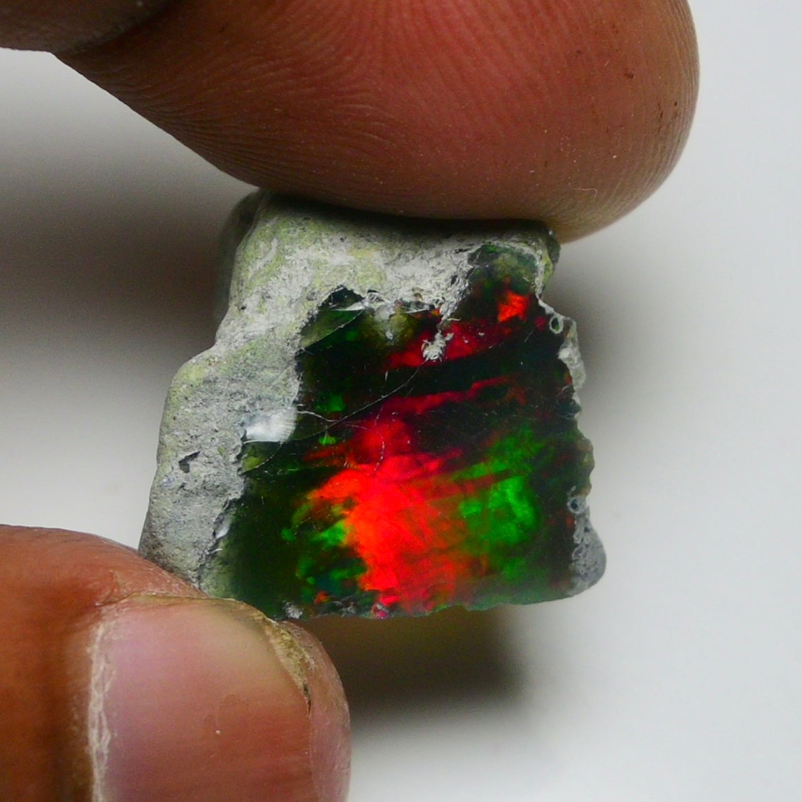 Smooth Black Opal Rough 13.30 Cts Natural Ethiopian Welo Opal Raw, Jewelry Grade
