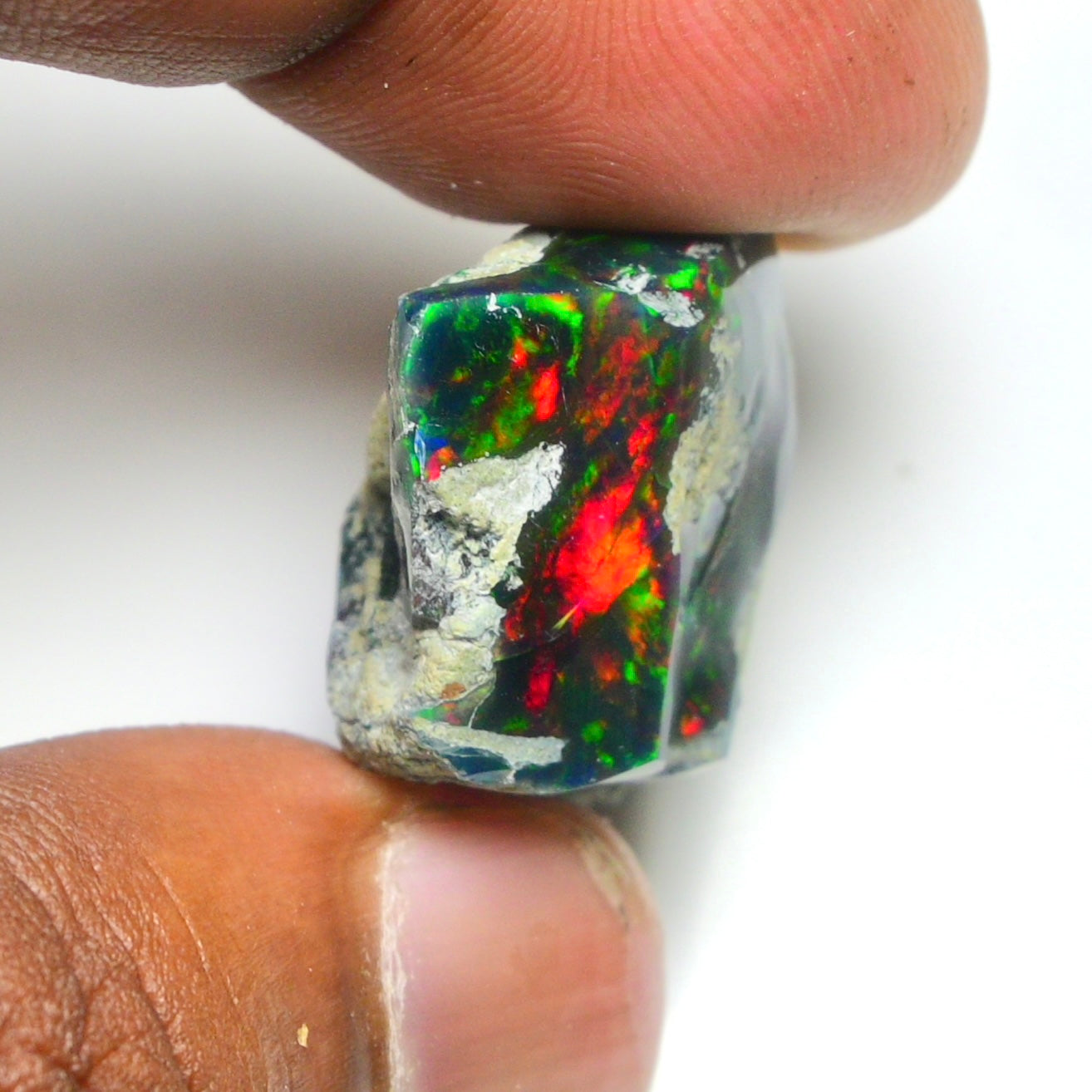 Smooth Black Opal Rough 30.00 Cts Natural Ethiopian Welo Opal Raw, Jewelry Grade