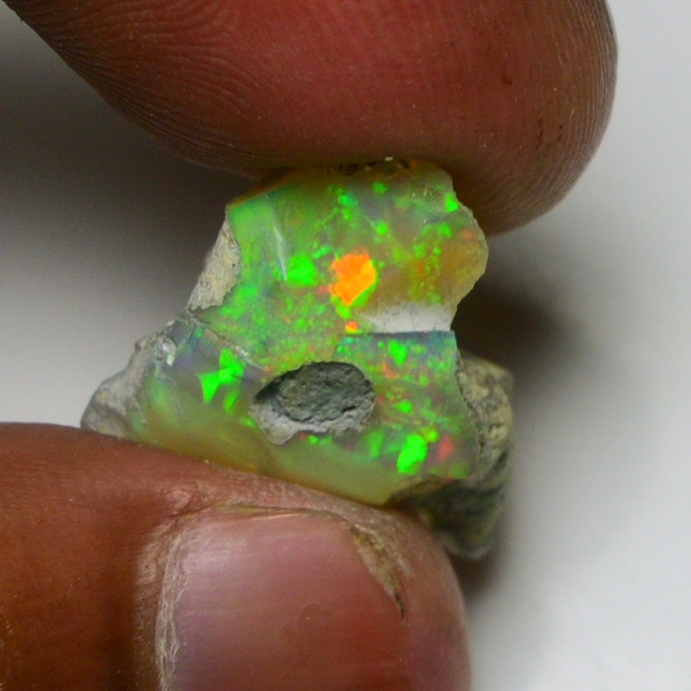 Smooth Black Opal Rough 10.25 Cts Natural Ethiopian Welo Opal Raw, Jewelry Grade