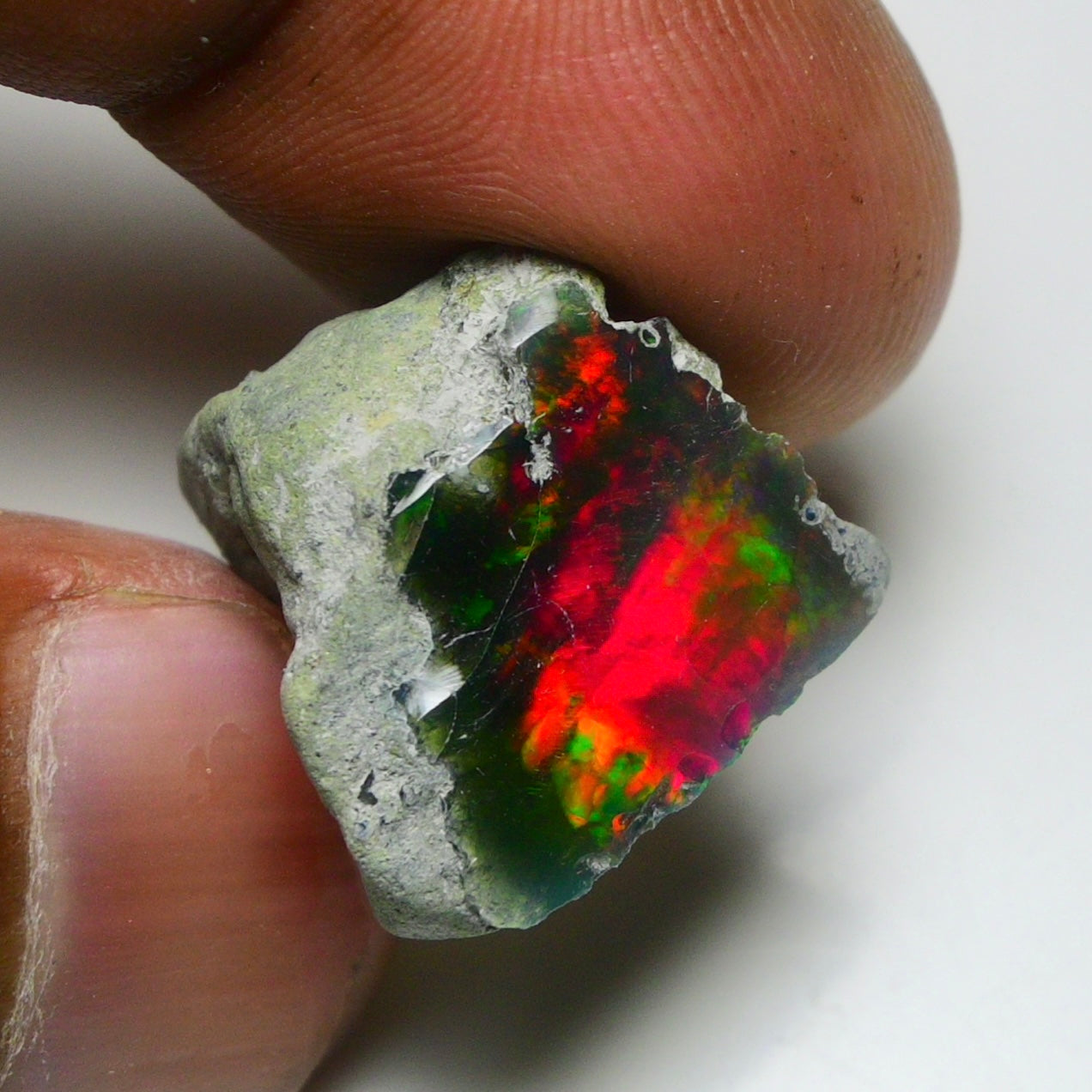 Smooth Black Opal Rough 13.30 Cts Natural Ethiopian Welo Opal Raw, Jewelry Grade