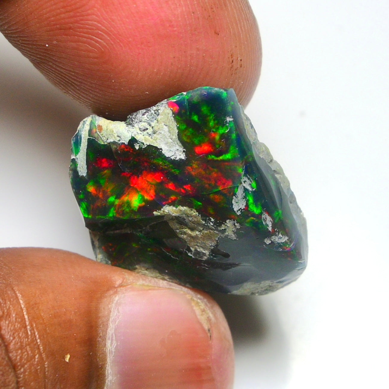 Smooth Black Opal Rough 30.00 Cts Natural Ethiopian Welo Opal Raw, Jewelry Grade