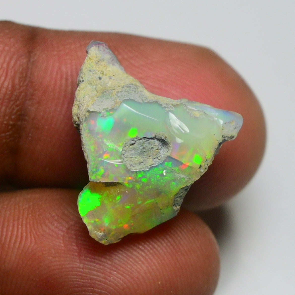Smooth Black Opal Rough 10.25 Cts Natural Ethiopian Welo Opal Raw, Jewelry Grade