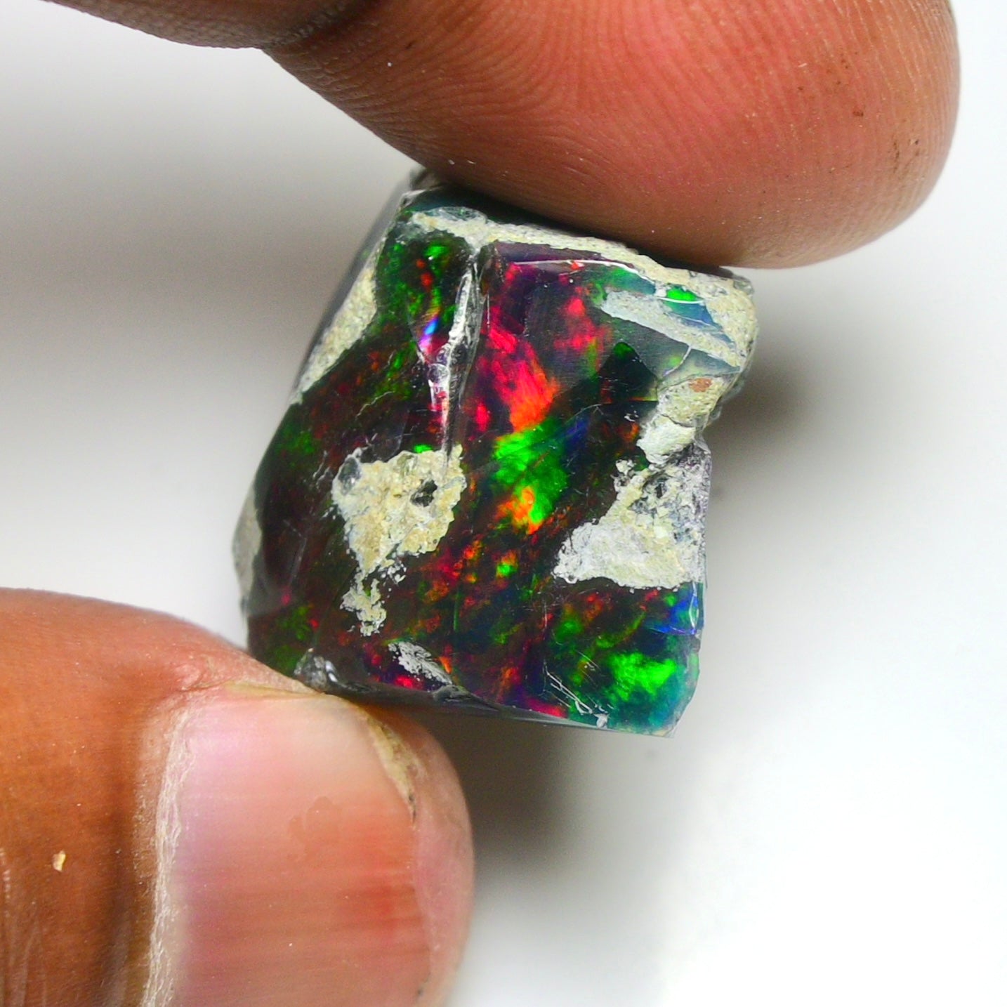 Smooth Black Opal Rough 30.00 Cts Natural Ethiopian Welo Opal Raw, Jewelry Grade
