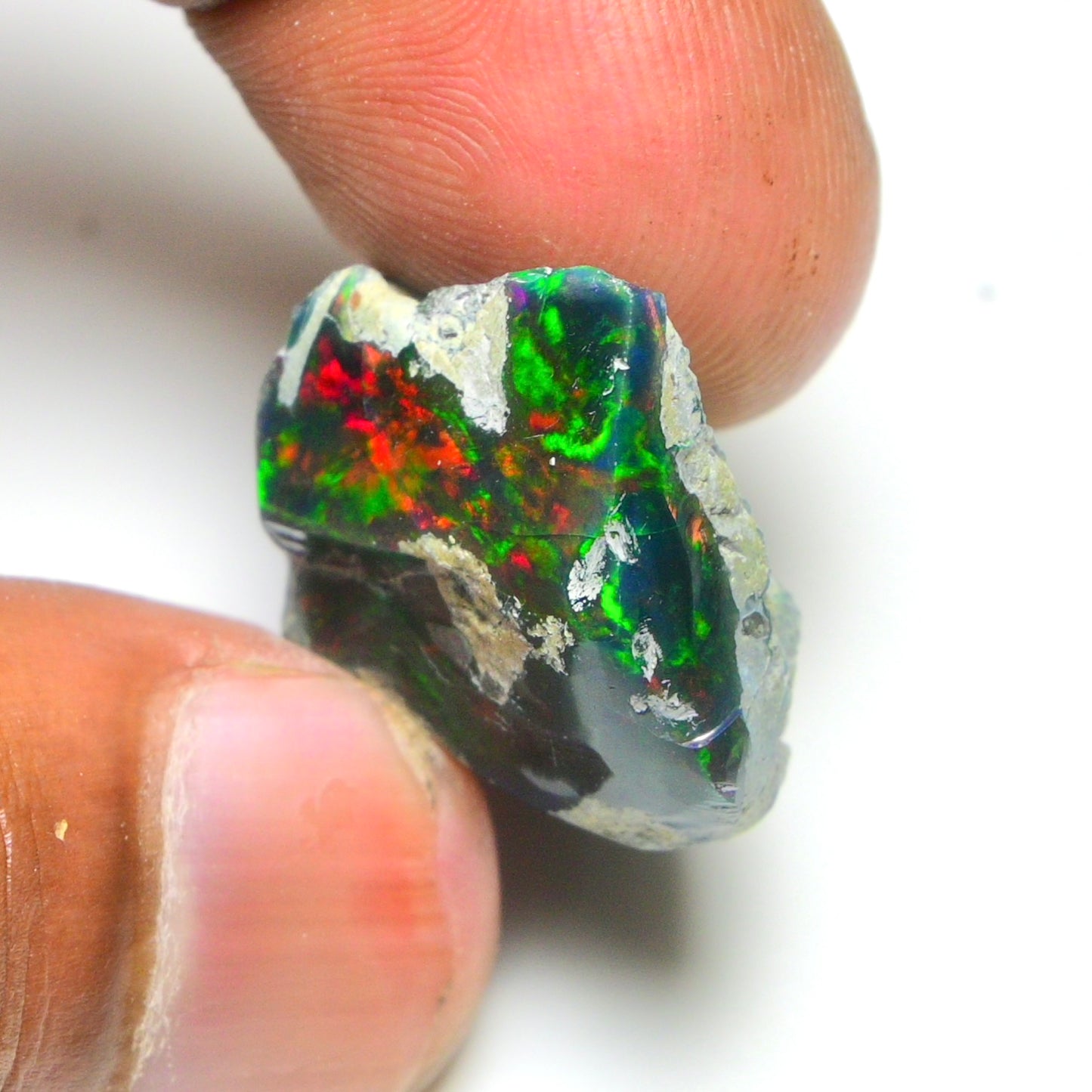 Smooth Black Opal Rough 30.00 Cts Natural Ethiopian Welo Opal Raw, Jewelry Grade