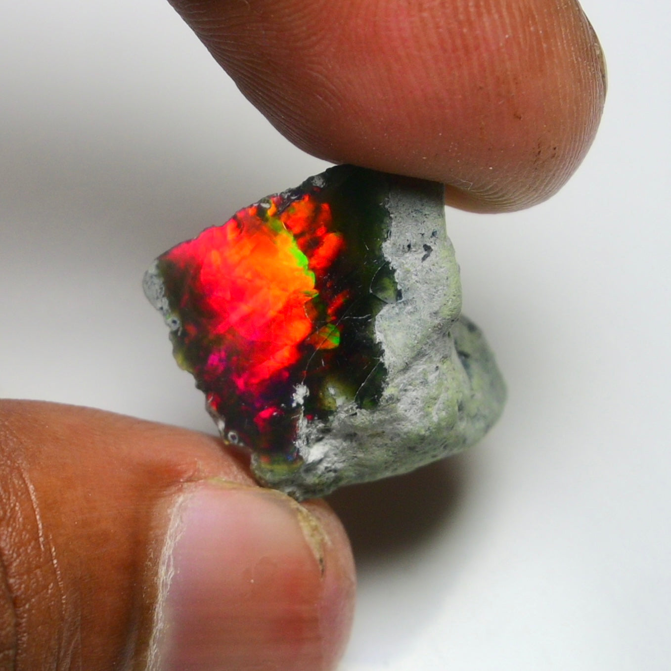 Smooth Black Opal Rough 13.30 Cts Natural Ethiopian Welo Opal Raw, Jewelry Grade