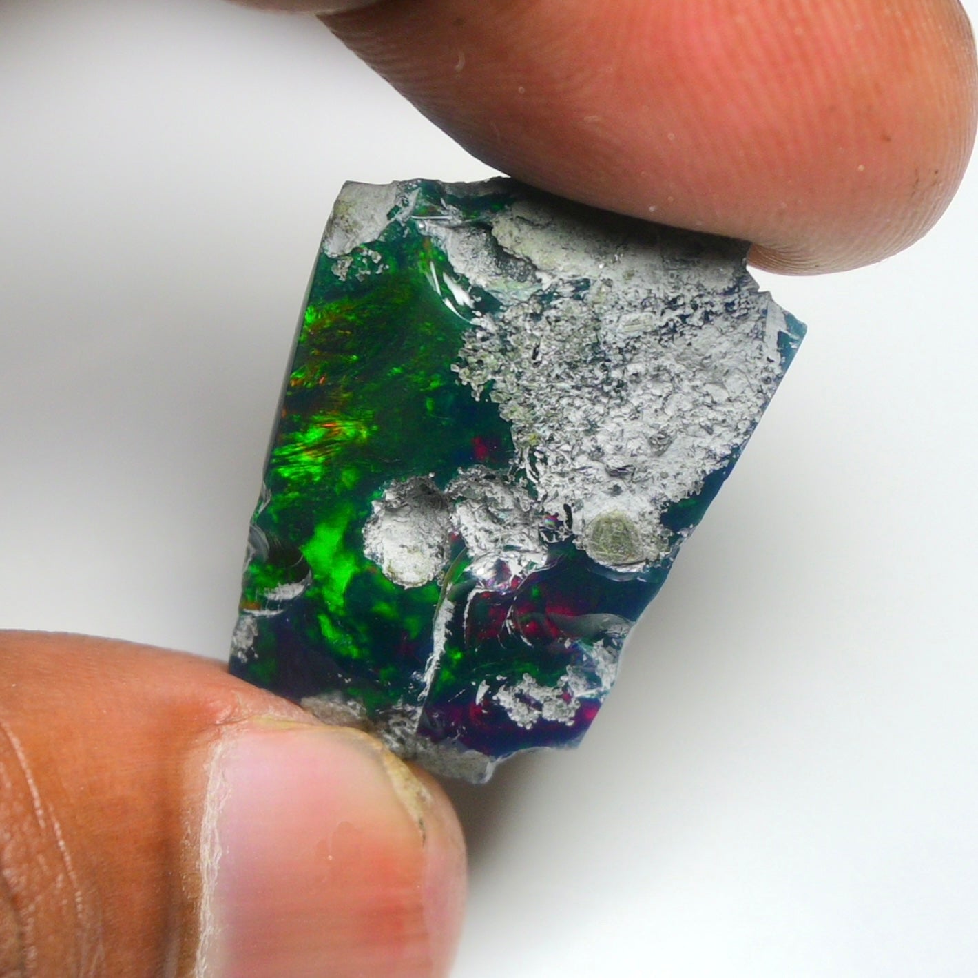 Smooth Black Opal Rough 36.45 Cts Natural Ethiopian Welo Opal Raw, Jewelry Grade