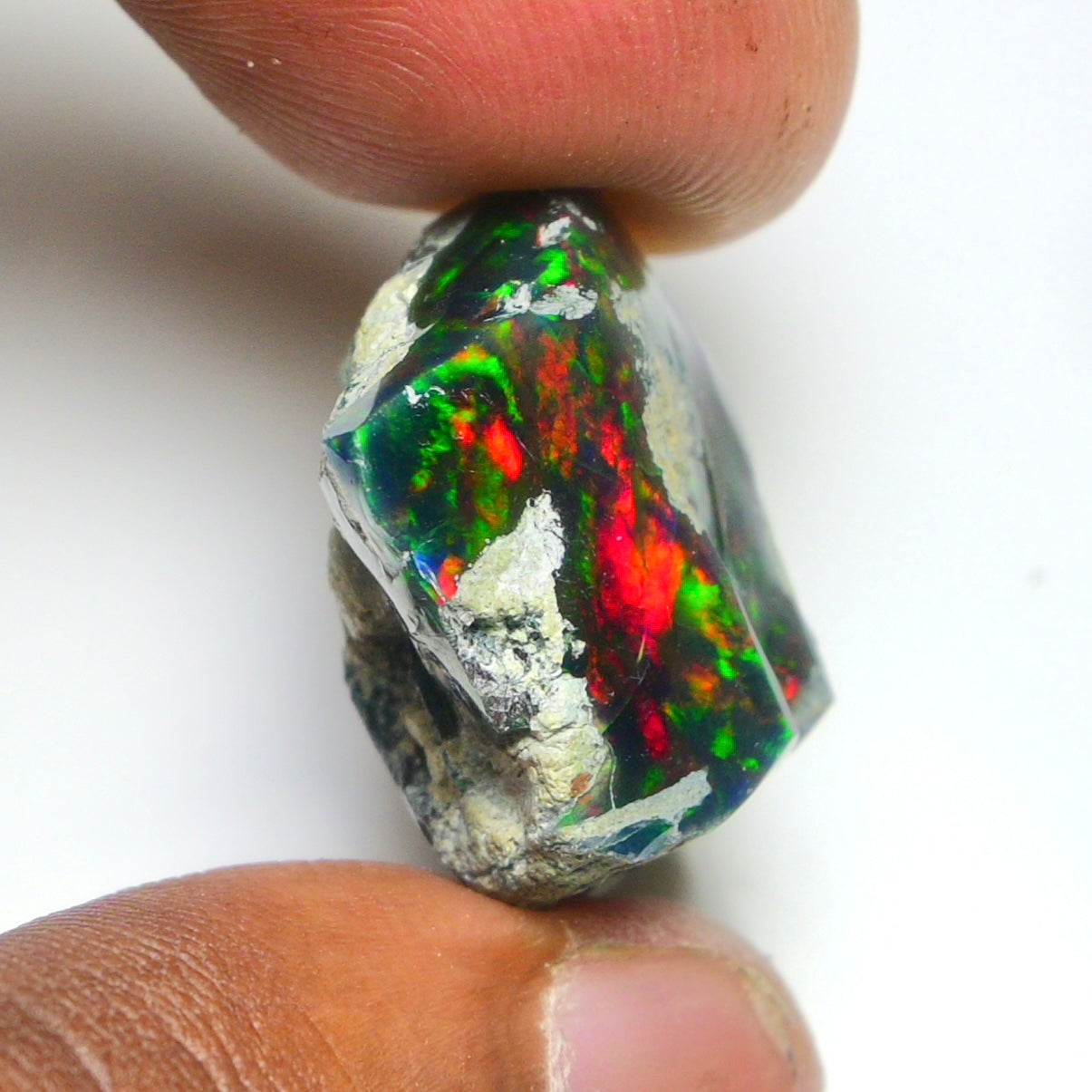 Smooth Black Opal Rough 30.00 Cts Natural Ethiopian Welo Opal Raw, Jewelry Grade