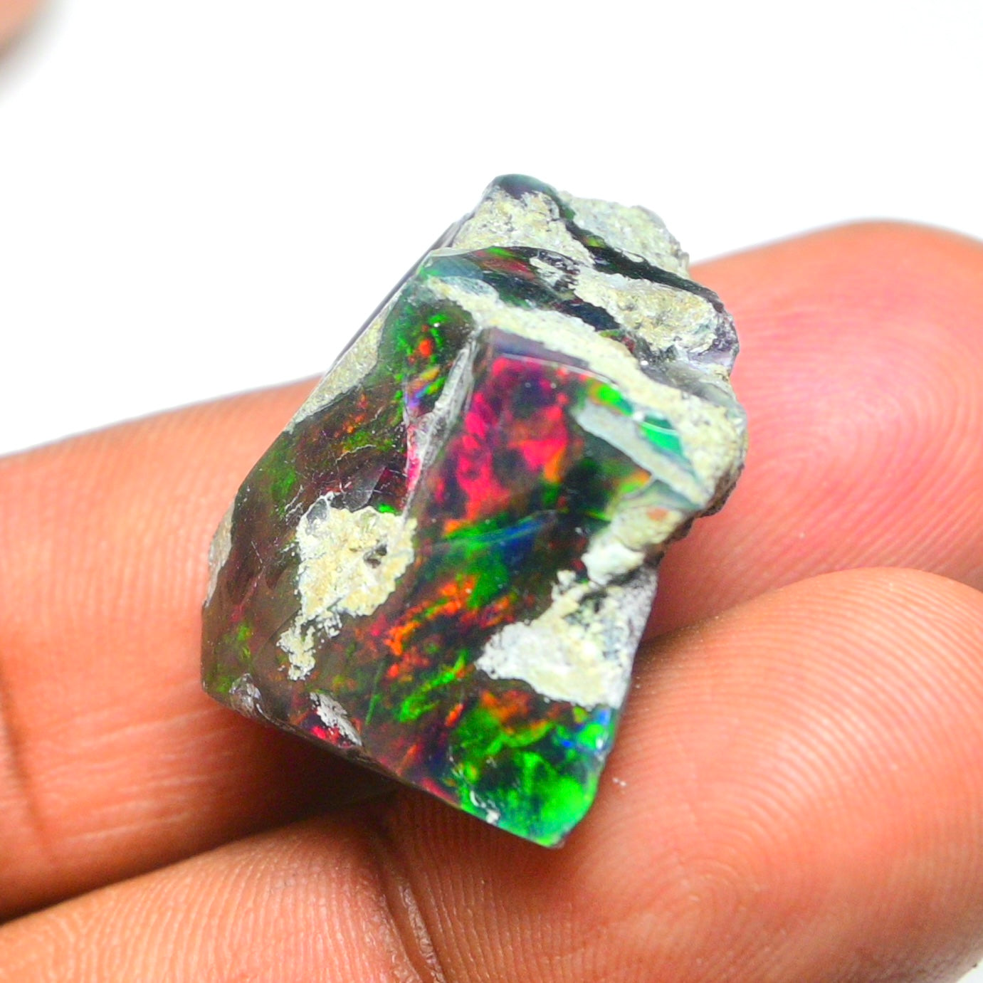 Smooth Black Opal Rough 30.00 Cts Natural Ethiopian Welo Opal Raw, Jewelry Grade