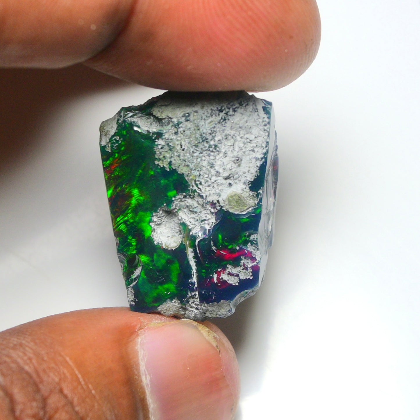 Smooth Black Opal Rough 36.45 Cts Natural Ethiopian Welo Opal Raw, Jewelry Grade