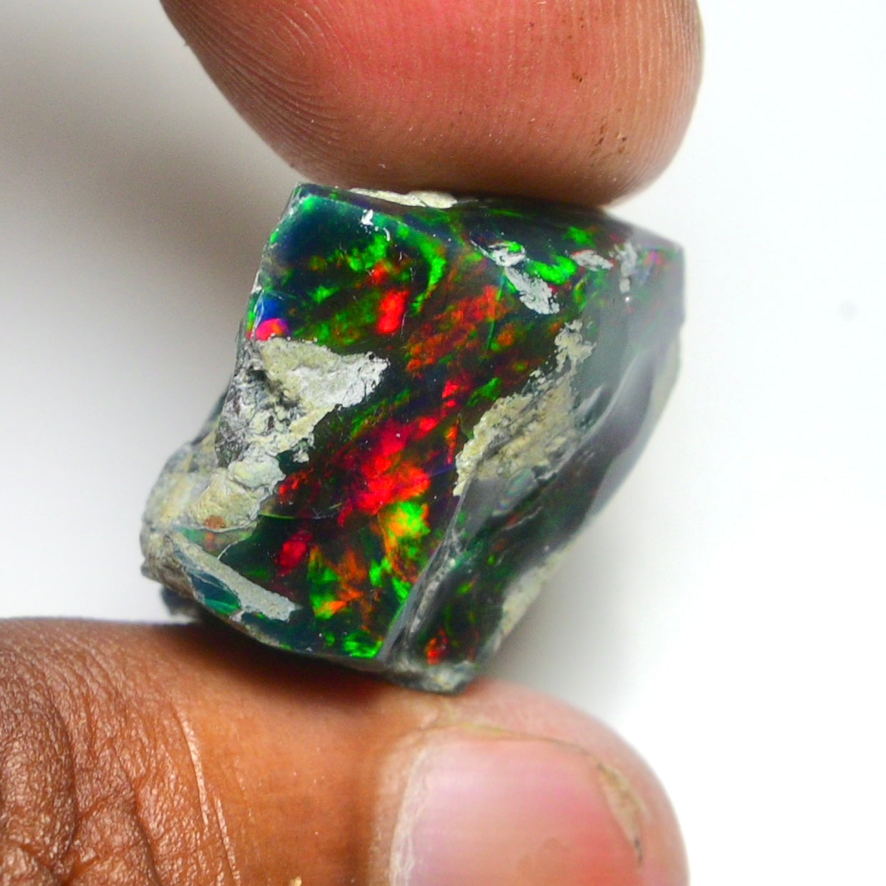 Smooth Black Opal Rough 30.00 Cts Natural Ethiopian Welo Opal Raw, Jewelry Grade