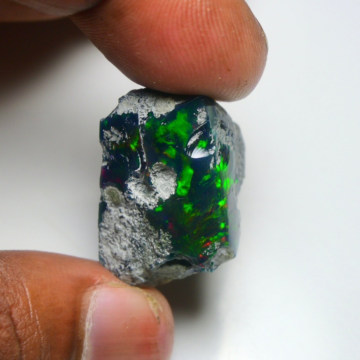 Smooth Black Opal Rough 36.45 Cts Natural Ethiopian Welo Opal Raw, Jewelry Grade