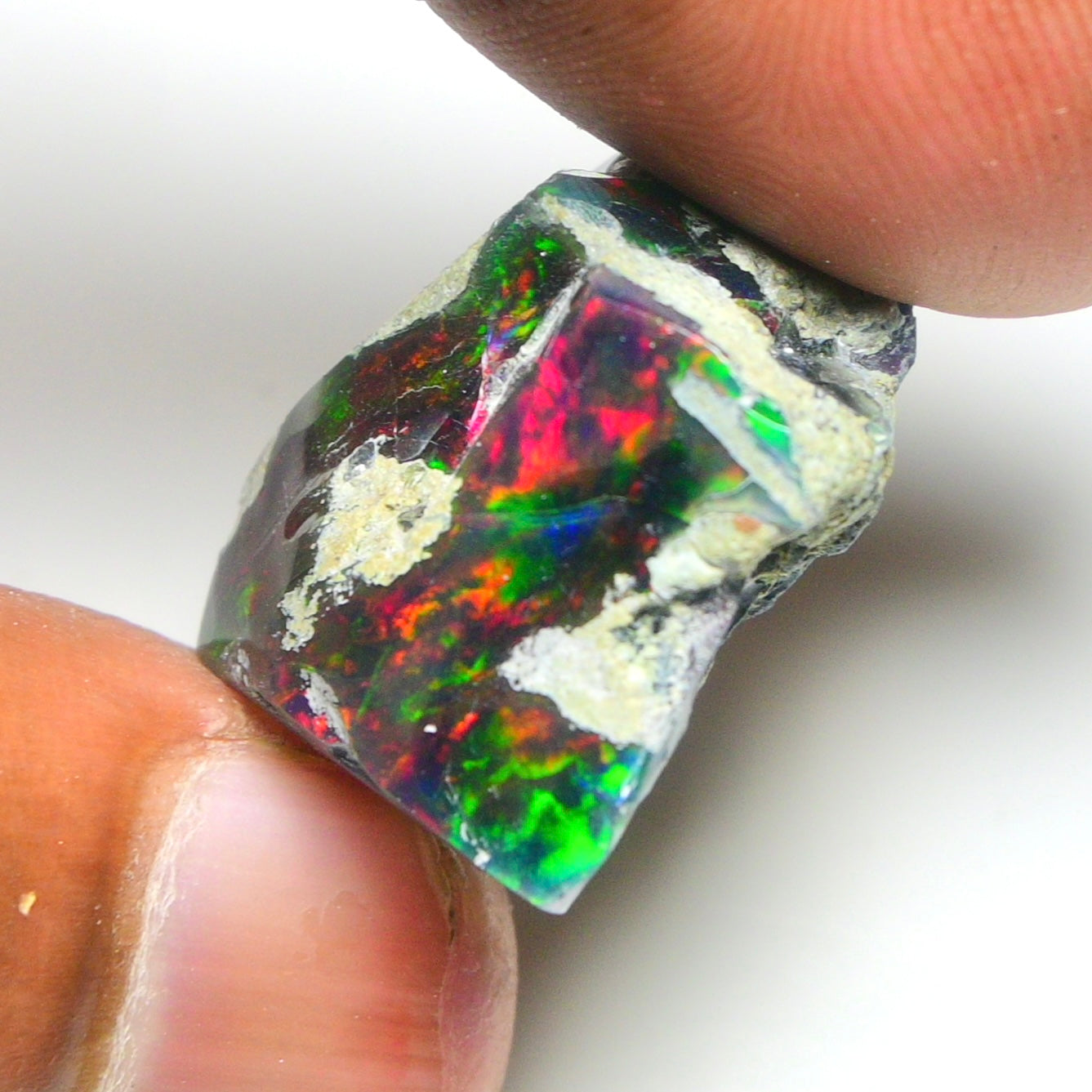 Smooth Black Opal Rough 30.00 Cts Natural Ethiopian Welo Opal Raw, Jewelry Grade