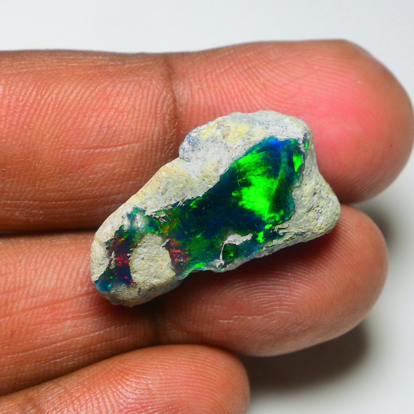Smooth Black Opal Rough 15.00 Cts Natural Ethiopian Welo Opal Raw, Jewelry Grade