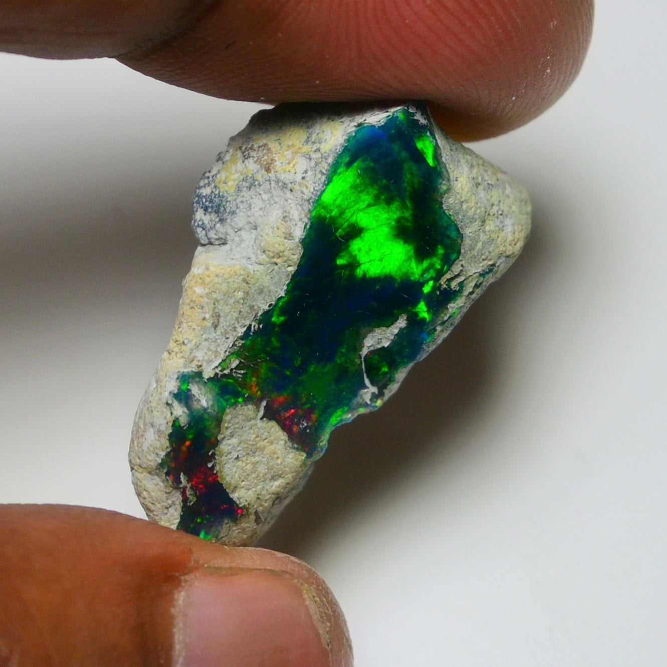 Smooth Black Opal Rough 15.00 Cts Natural Ethiopian Welo Opal Raw, Jewelry Grade