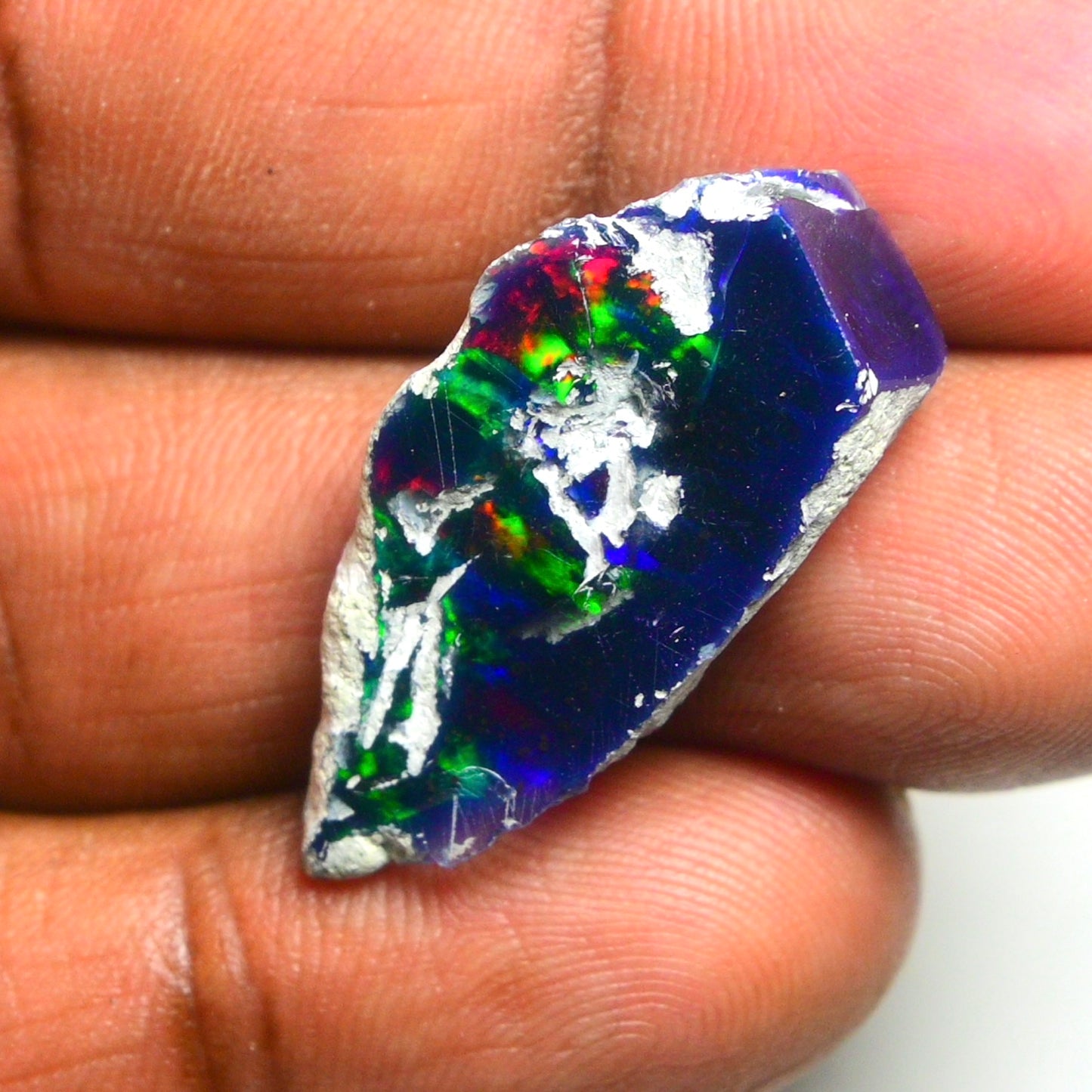 Smooth Black Opal Rough 10.85 Cts Natural Ethiopian Welo Opal Raw, Jewelry Grade