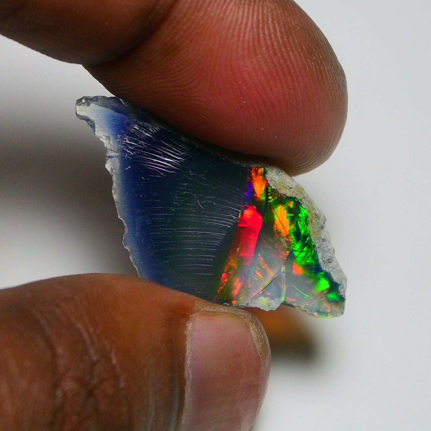 Smooth Black Opal Rough 10.95 Cts Natural Ethiopian Welo Opal Raw, Jewelry Grade