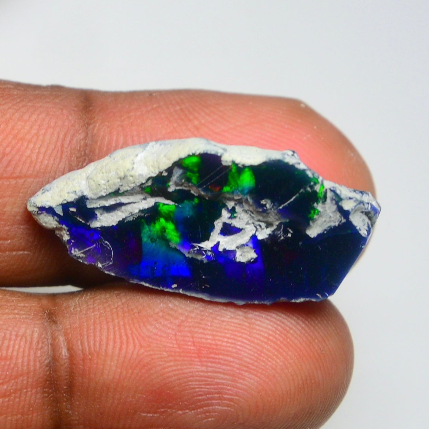 Smooth Black Opal Rough 10.85 Cts Natural Ethiopian Welo Opal Raw, Jewelry Grade