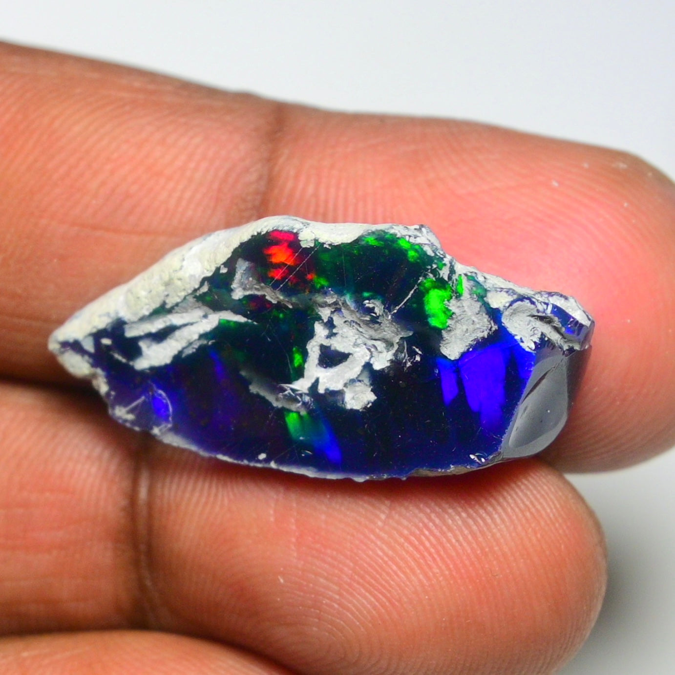 Smooth Black Opal Rough 10.85 Cts Natural Ethiopian Welo Opal Raw, Jewelry Grade