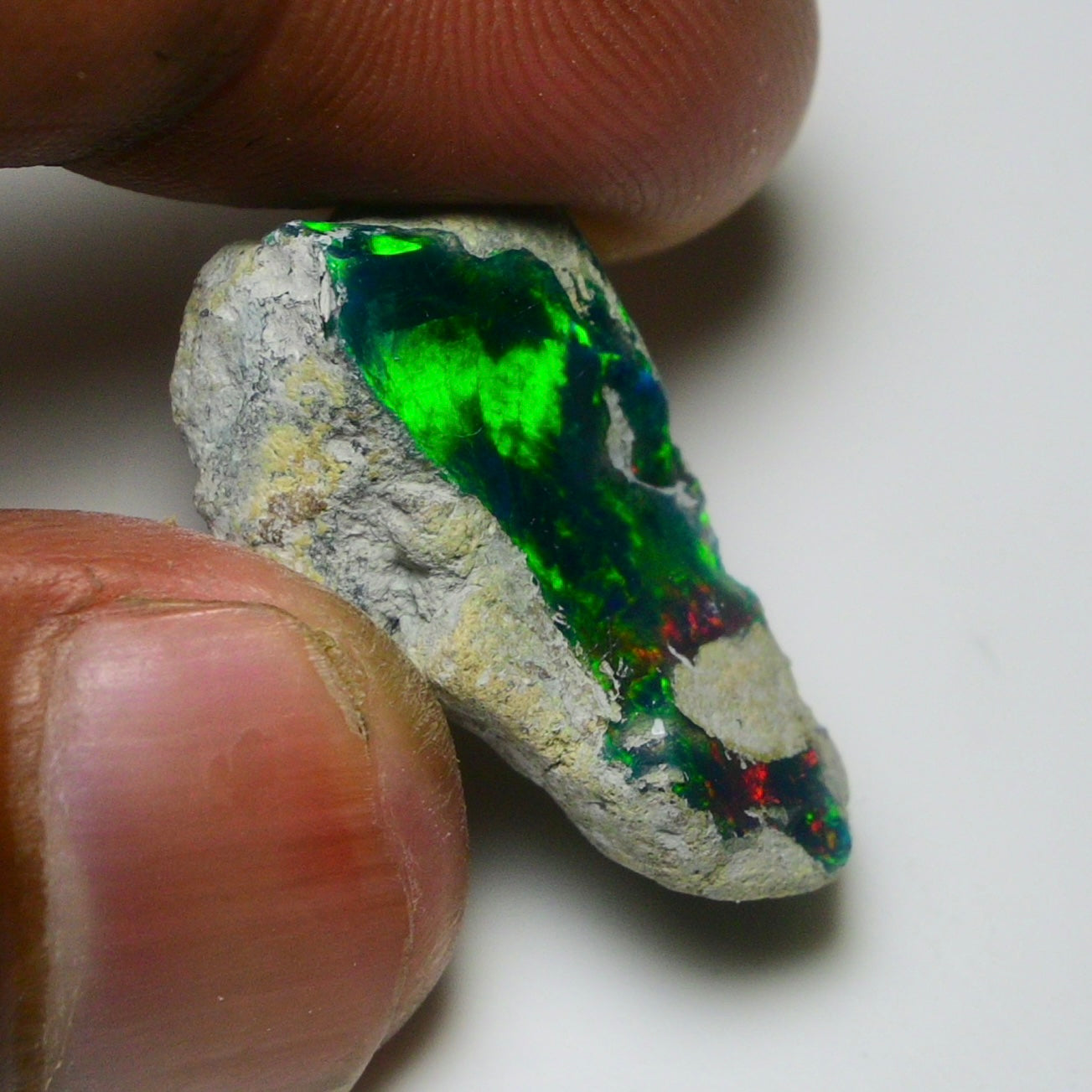 Smooth Black Opal Rough 15.00 Cts Natural Ethiopian Welo Opal Raw, Jewelry Grade