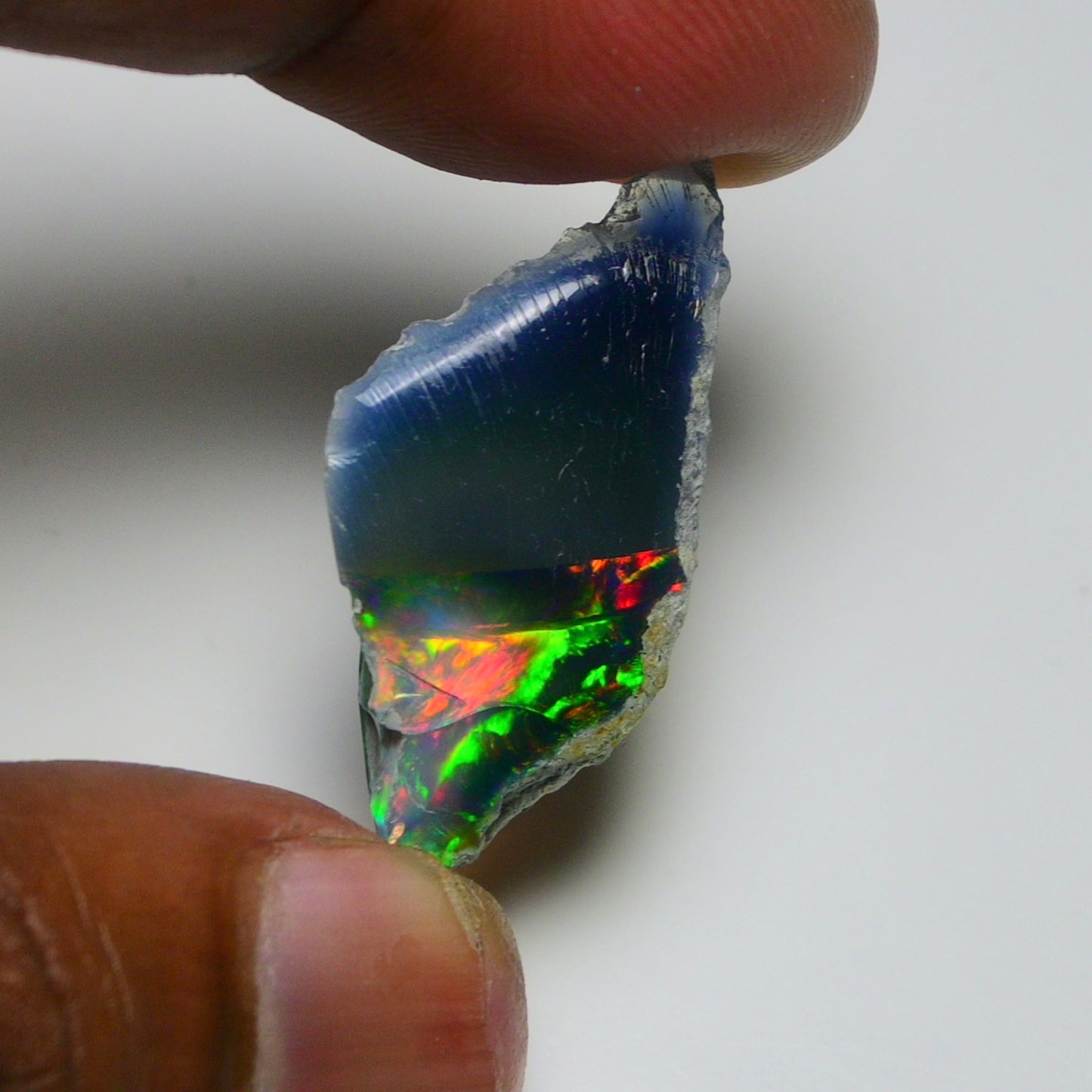 Smooth Black Opal Rough 10.95 Cts Natural Ethiopian Welo Opal Raw, Jewelry Grade