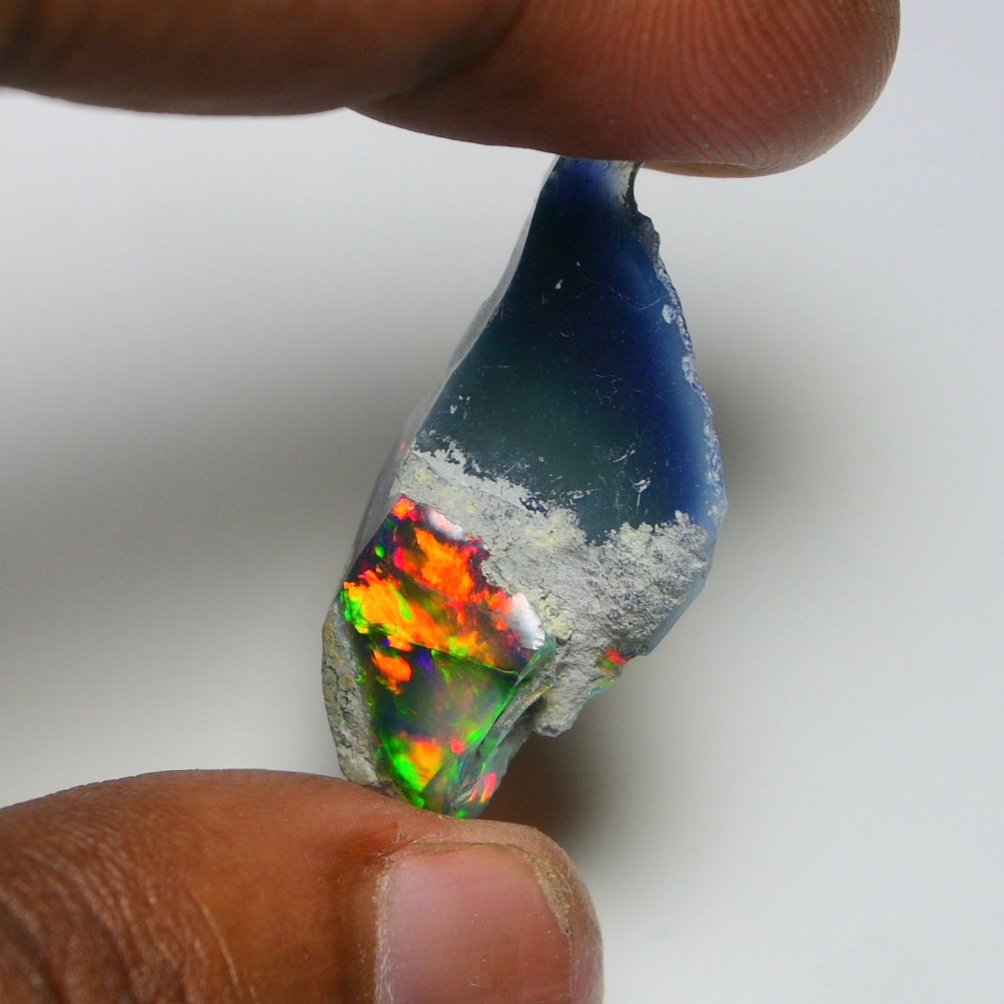 Smooth Black Opal Rough 10.95 Cts Natural Ethiopian Welo Opal Raw, Jewelry Grade