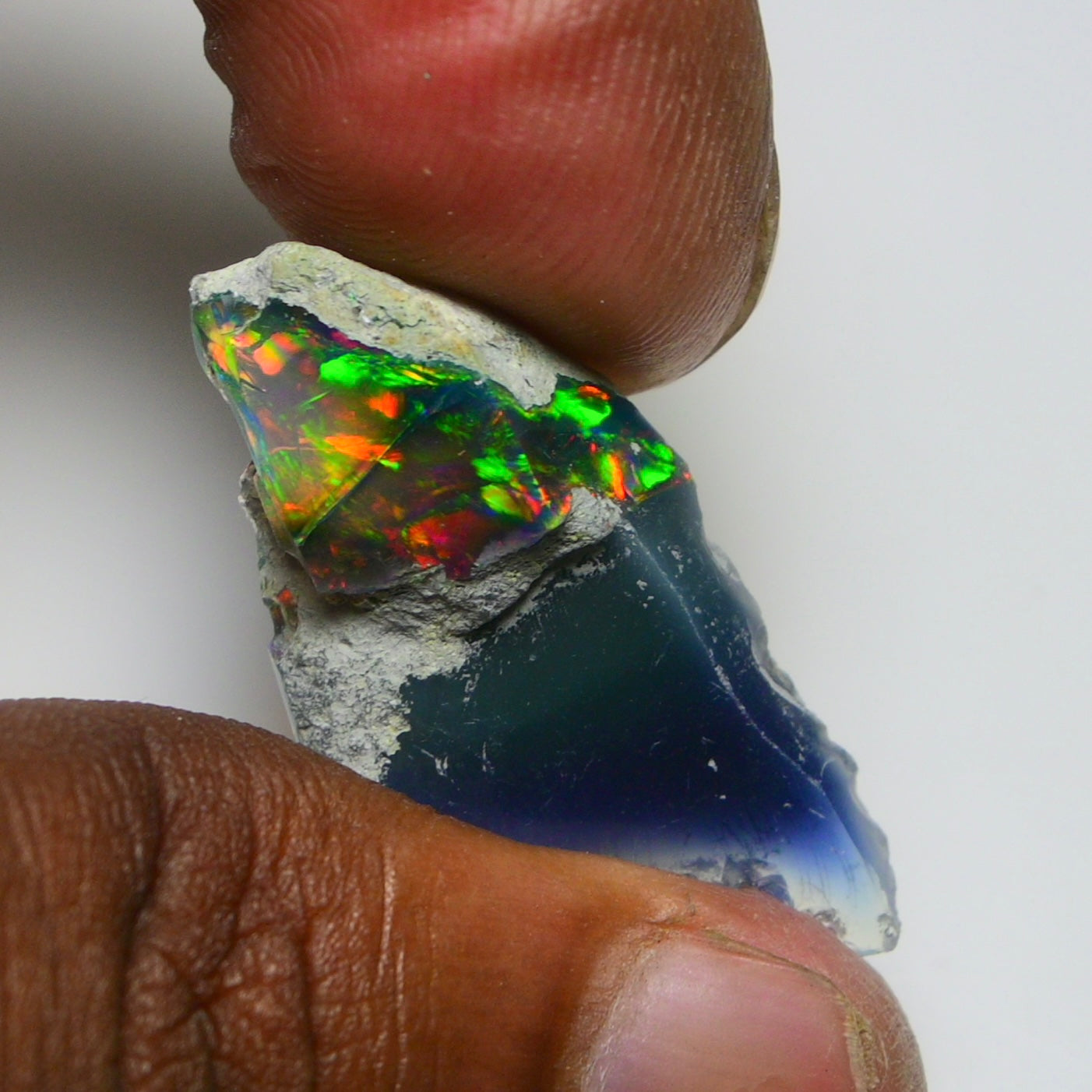 Smooth Black Opal Rough 10.95 Cts Natural Ethiopian Welo Opal Raw, Jewelry Grade