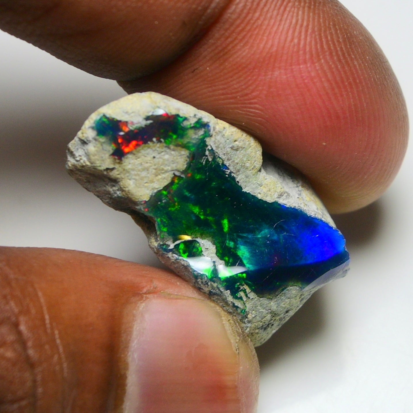 Smooth Black Opal Rough 15.00 Cts Natural Ethiopian Welo Opal Raw, Jewelry Grade