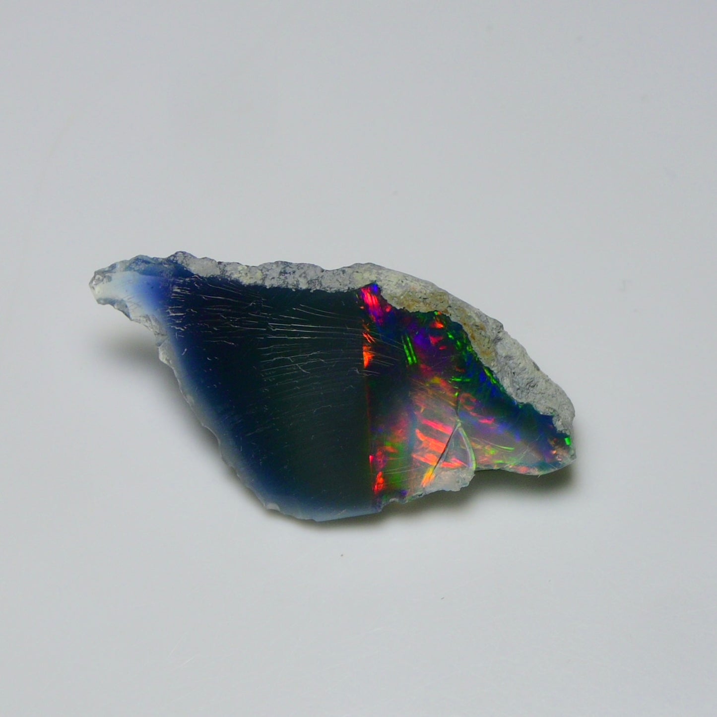 Smooth Black Opal Rough 10.95 Cts Natural Ethiopian Welo Opal Raw, Jewelry Grade