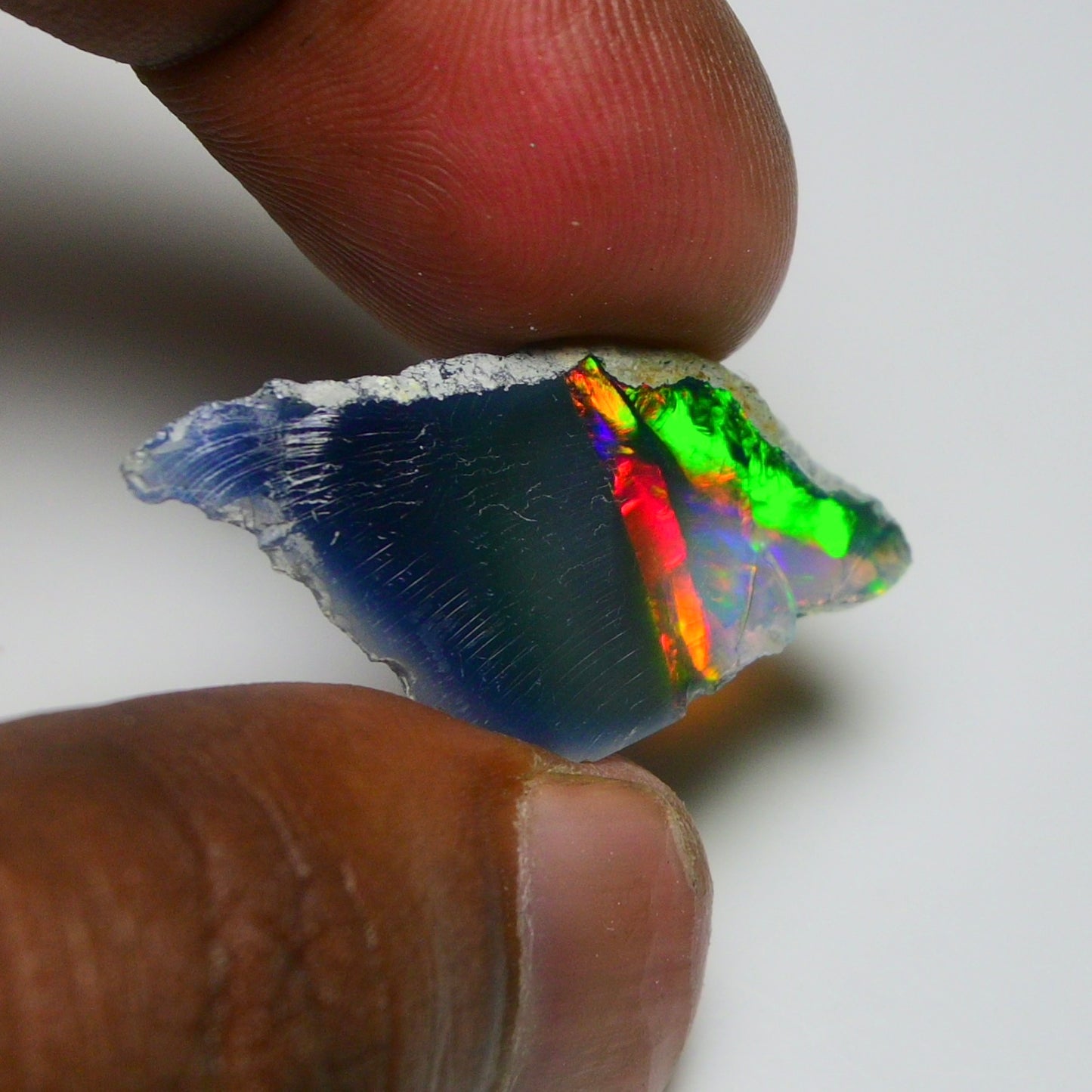 Smooth Black Opal Rough 10.95 Cts Natural Ethiopian Welo Opal Raw, Jewelry Grade