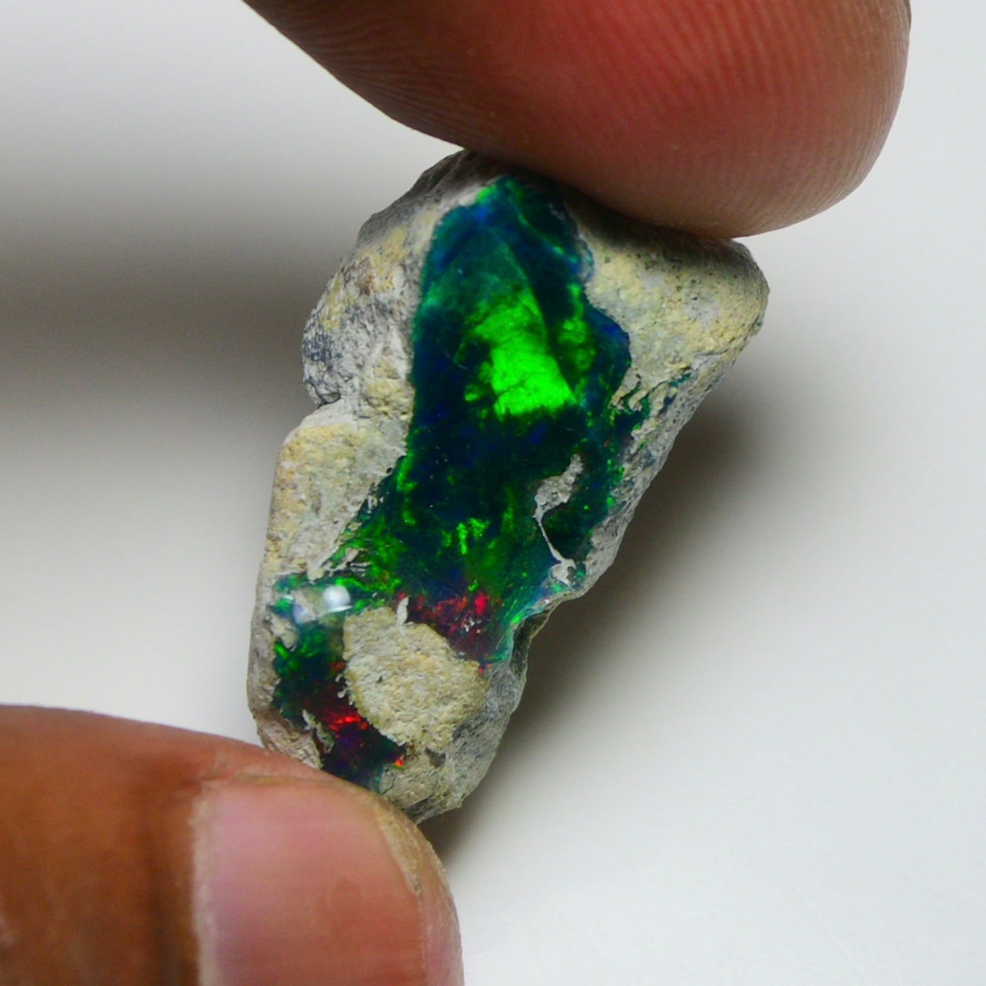Smooth Black Opal Rough 15.00 Cts Natural Ethiopian Welo Opal Raw, Jewelry Grade