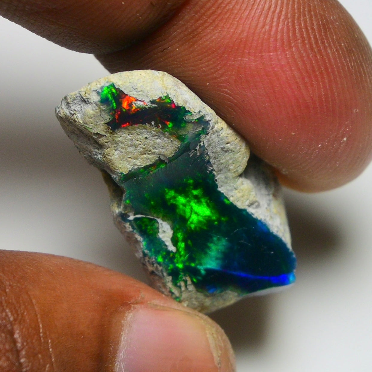 Smooth Black Opal Rough 15.00 Cts Natural Ethiopian Welo Opal Raw, Jewelry Grade