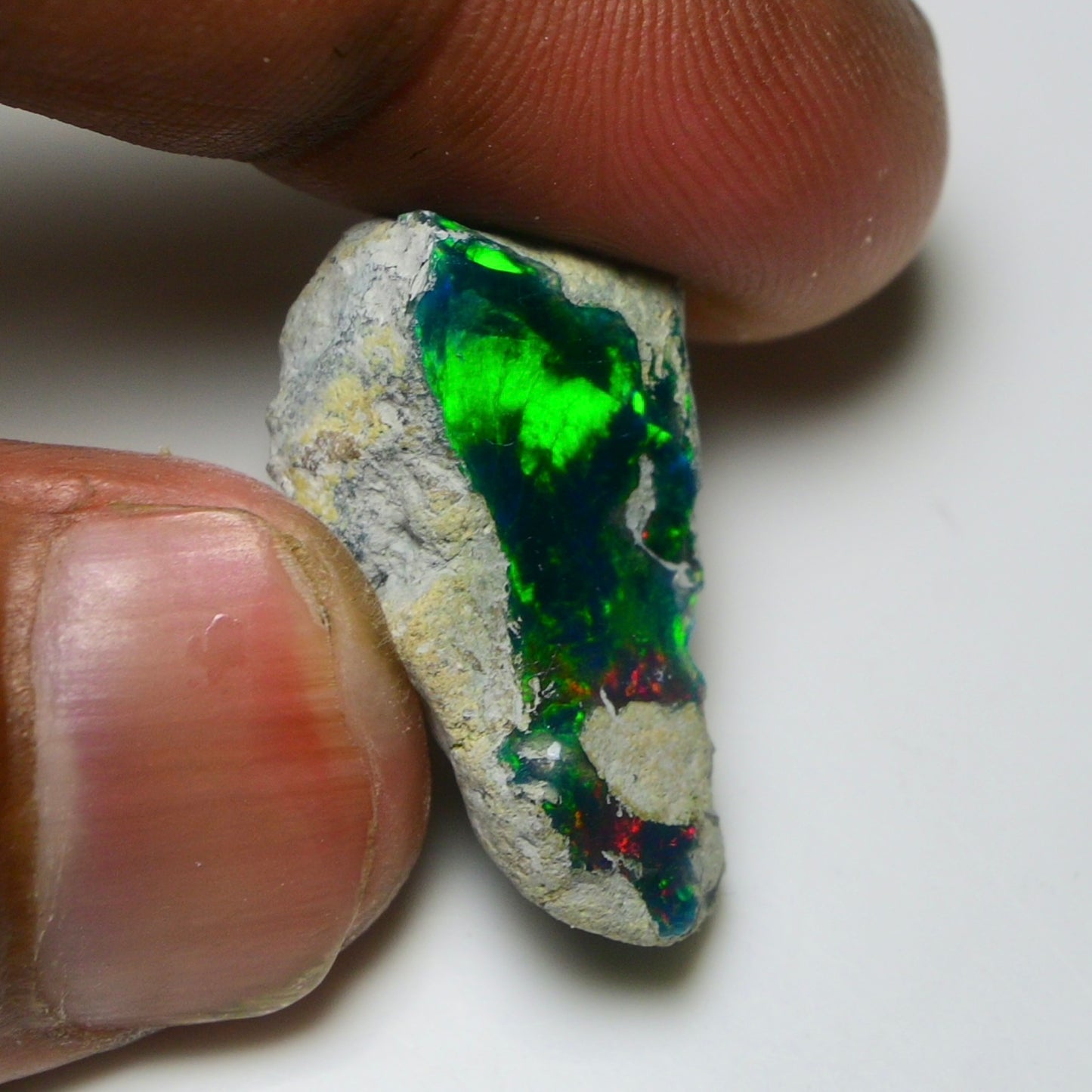 Smooth Black Opal Rough 15.00 Cts Natural Ethiopian Welo Opal Raw, Jewelry Grade