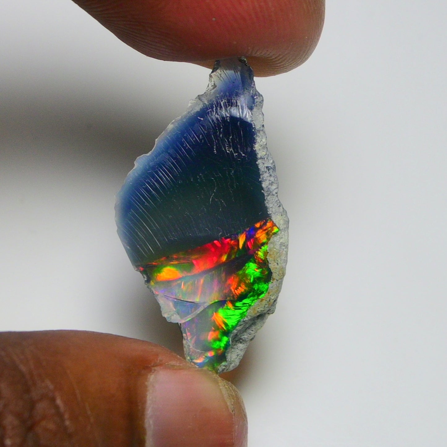 Smooth Black Opal Rough 10.95 Cts Natural Ethiopian Welo Opal Raw, Jewelry Grade