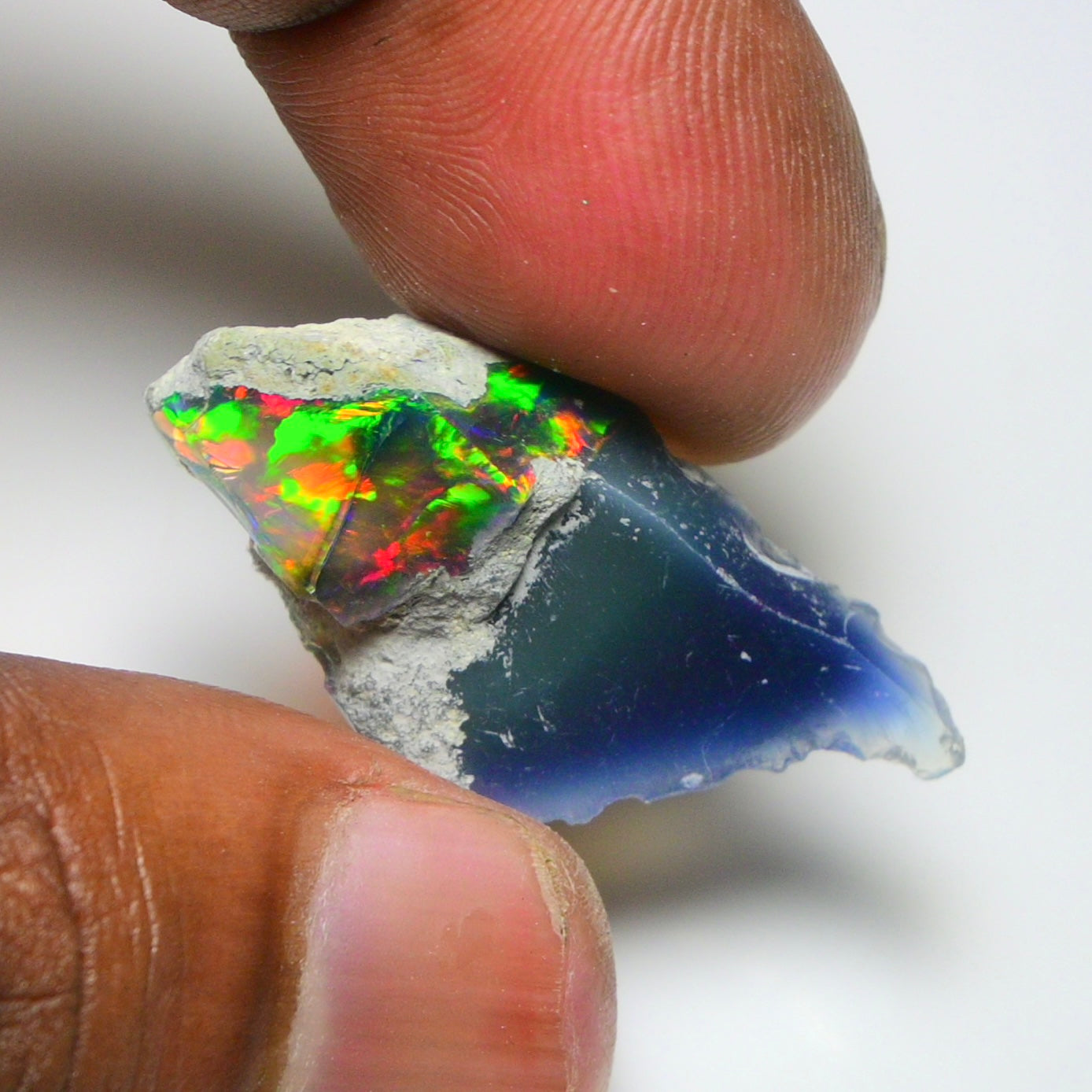 Smooth Black Opal Rough 10.95 Cts Natural Ethiopian Welo Opal Raw, Jewelry Grade
