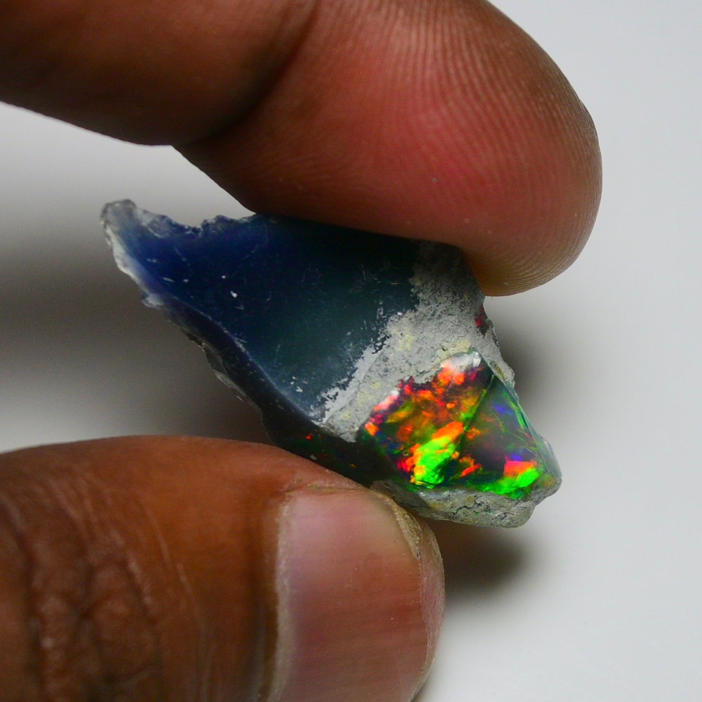 Smooth Black Opal Rough 10.95 Cts Natural Ethiopian Welo Opal Raw, Jewelry Grade