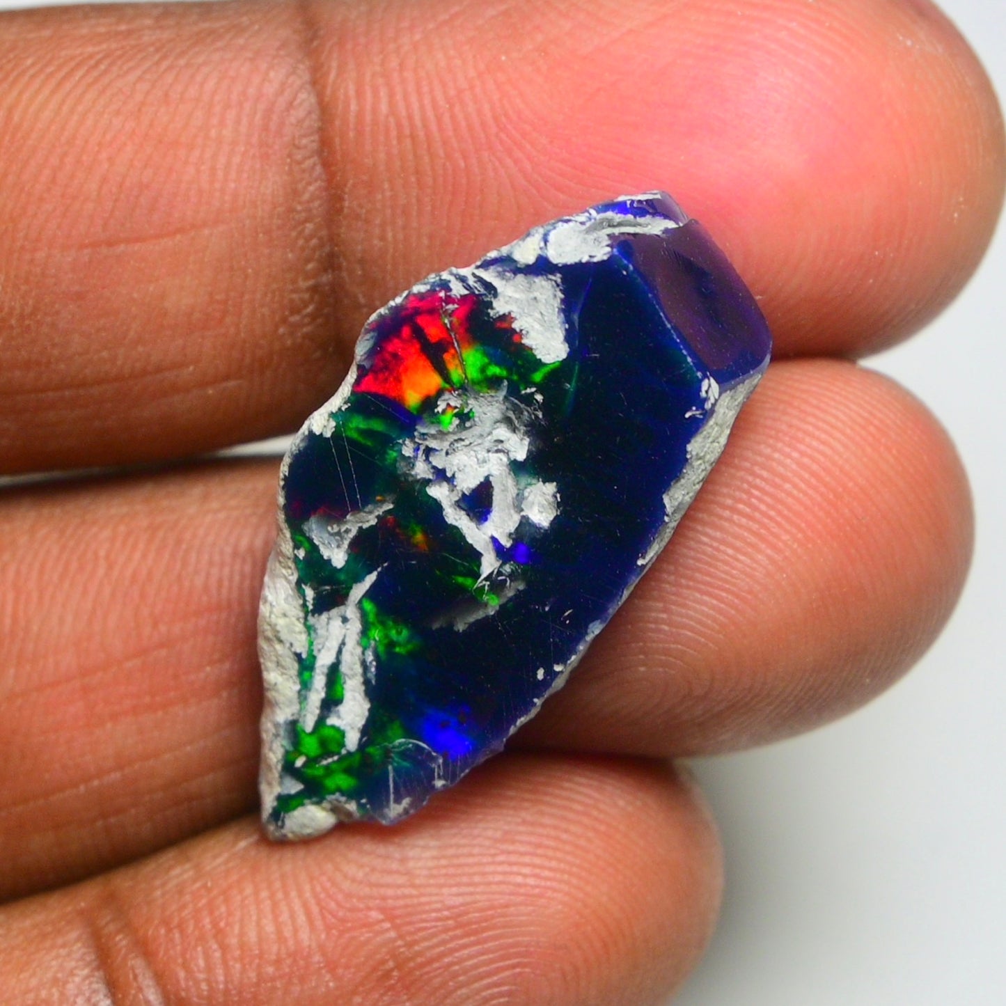 Smooth Black Opal Rough 10.85 Cts Natural Ethiopian Welo Opal Raw, Jewelry Grade