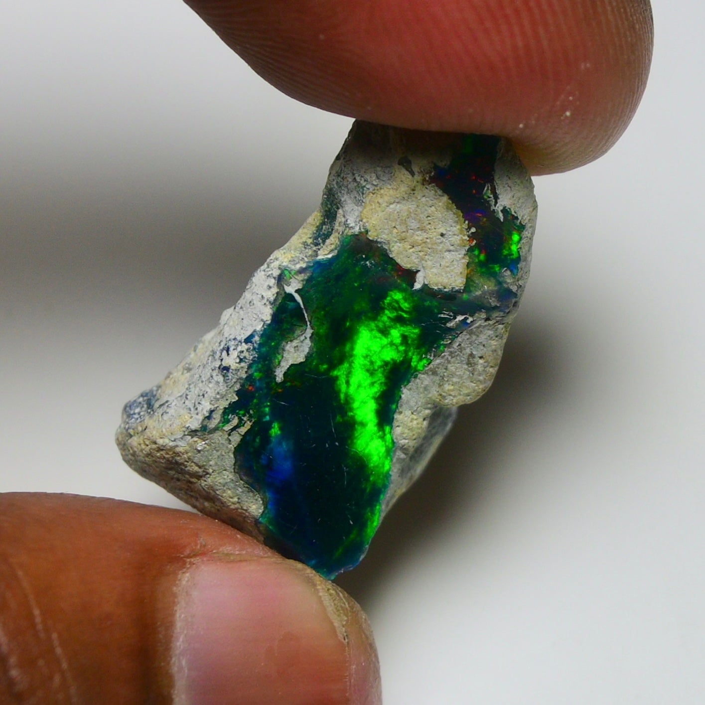 Smooth Black Opal Rough 15.00 Cts Natural Ethiopian Welo Opal Raw, Jewelry Grade