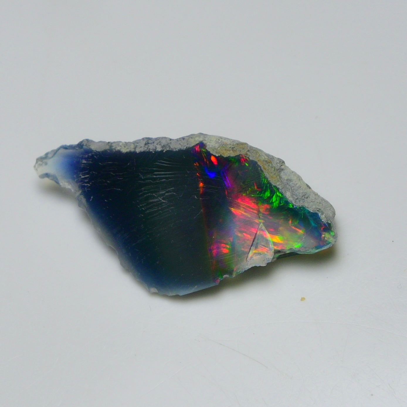 Smooth Black Opal Rough 10.95 Cts Natural Ethiopian Welo Opal Raw, Jewelry Grade