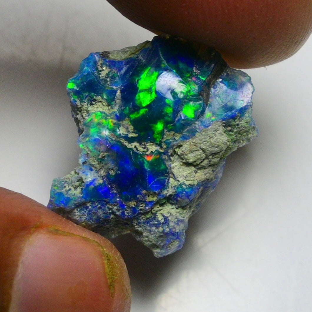 Smooth Black Opal Rough 8.25 Cts Natural Ethiopian Welo Opal Raw, Jewelry Grade