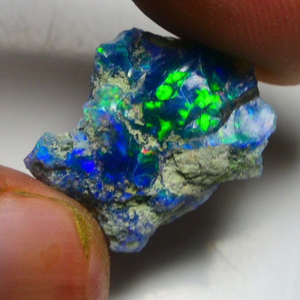 Smooth Black Opal Rough 8.25 Cts Natural Ethiopian Welo Opal Raw, Jewelry Grade