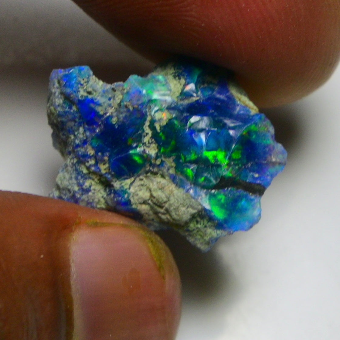 Smooth Black Opal Rough 8.25 Cts Natural Ethiopian Welo Opal Raw, Jewelry Grade