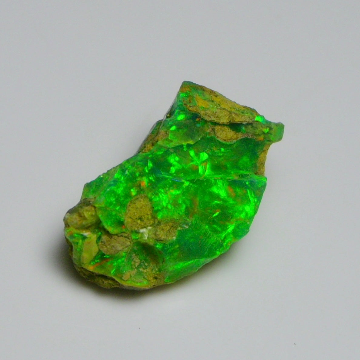 Green Opal 11.85 Carats | Natural Green Ethiopian Opal Rough - Ready for Cutting & Jewelry!