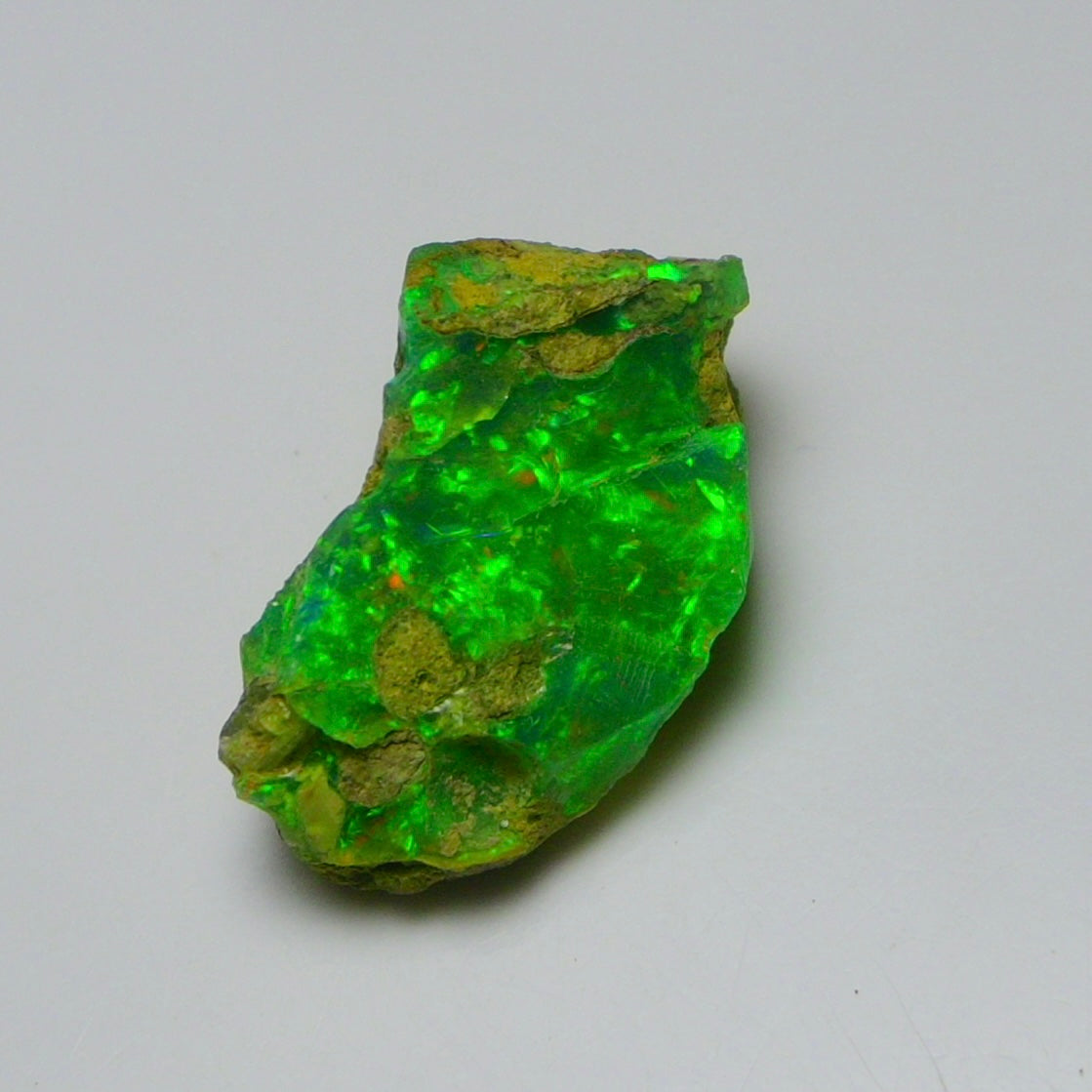 Green Opal 11.85 Carats | Natural Green Ethiopian Opal Rough - Ready for Cutting & Jewelry!