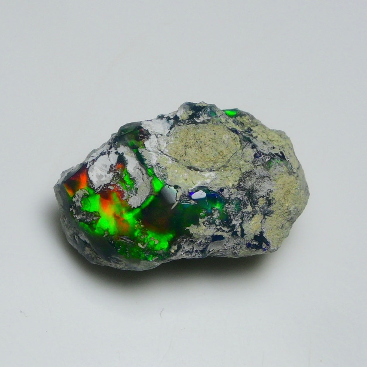 Black Opal 15.80 Carats | Natural Black Ethiopian Opal Rough - Ready for Cutting & Jewelry!