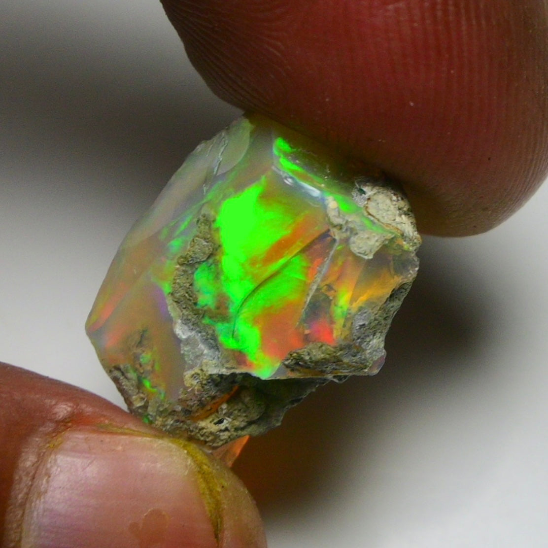 Black Opal 13.80 Carats | Natural Black Ethiopian Opal Rough - Ready for Cutting & Jewelry!