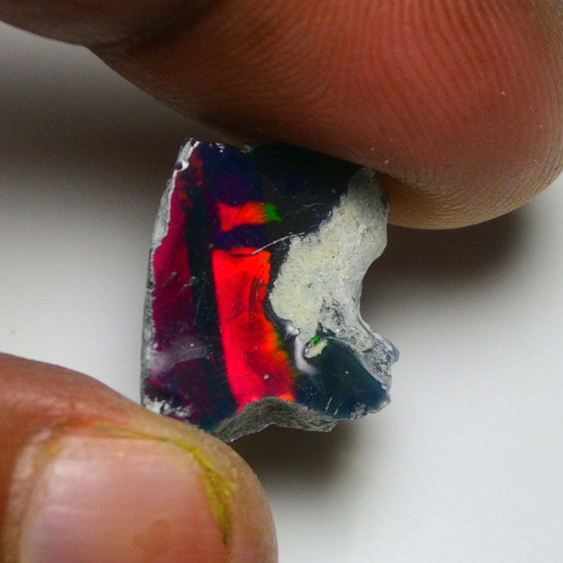 Black Opal 6.60 Carats | Natural Black Ethiopian Opal Rough - Ready for Cutting & Jewelry!