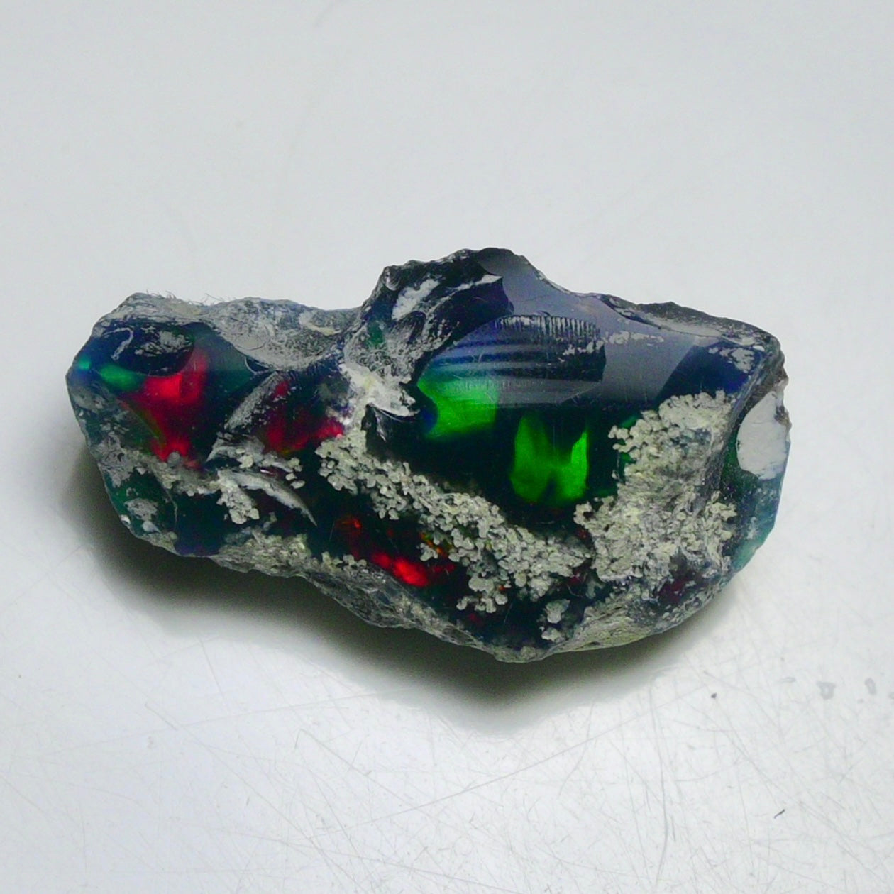 Black Opal 12.50 Carats | Natural Black Ethiopian Opal Rough - Ready for Cutting & Jewelry!