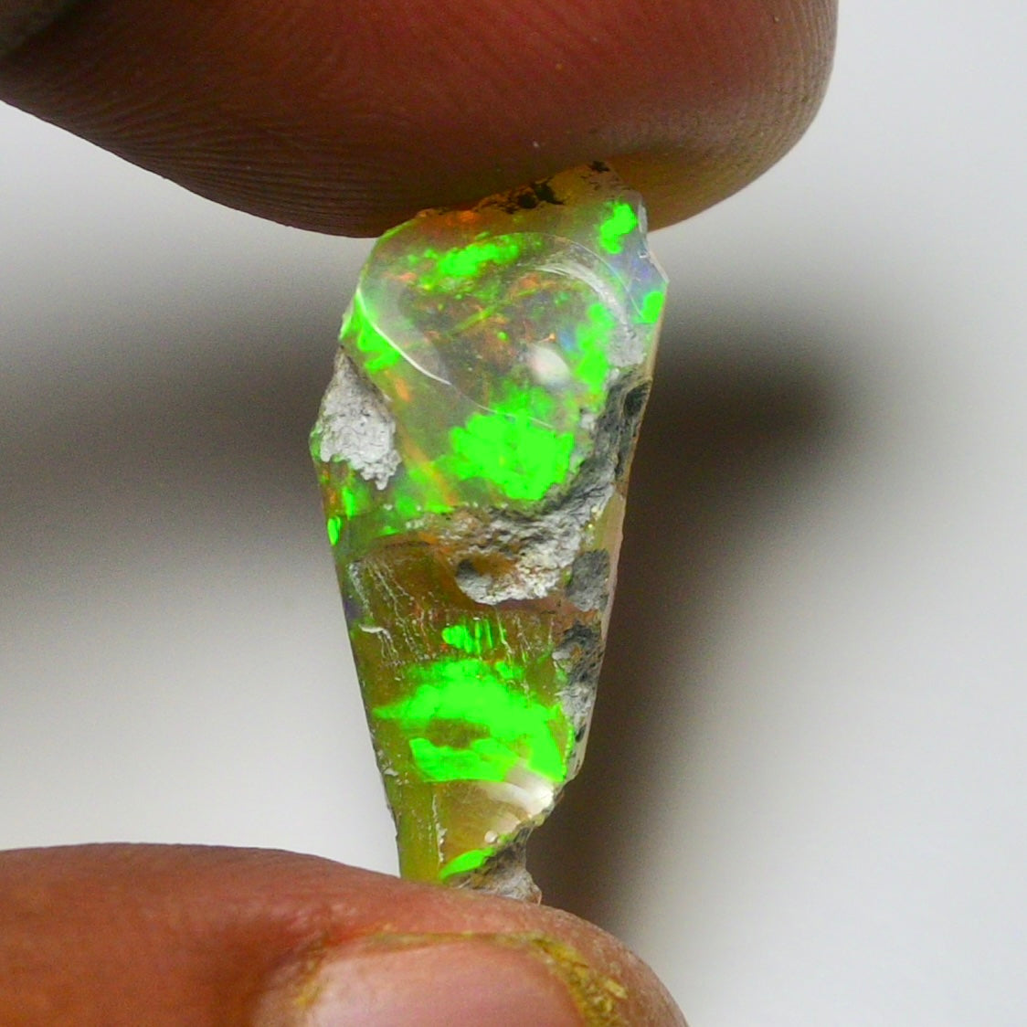 Black Opal 9.40 Carats | Natural Black Ethiopian Opal Rough - Ready for Cutting & Jewelry!