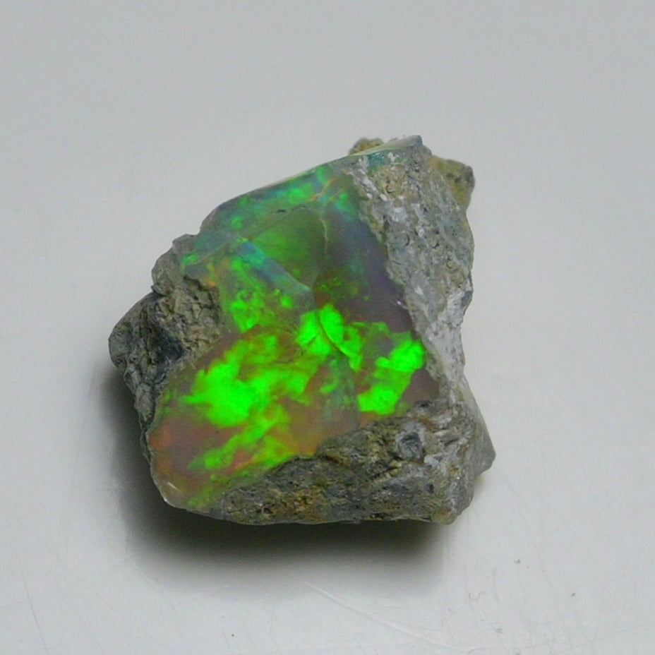 Black Opal 11.40 Carats | Natural Black Ethiopian Opal Rough - Ready for Cutting & Jewelry!