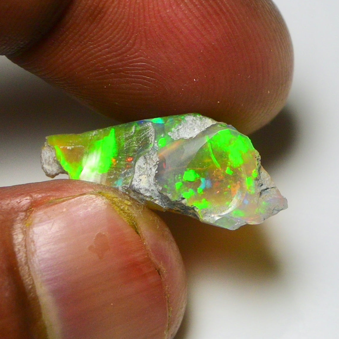 Black Opal 9.40 Carats | Natural Black Ethiopian Opal Rough - Ready for Cutting & Jewelry!